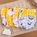Kit 4 Lindas Fraldas Ecológicas Ajustáveis e Reutilizáveis 0-2 Anos