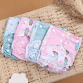 Kit 4 Lindas Fraldas Ecológicas Ajustáveis e Reutilizáveis 0-2 Anos